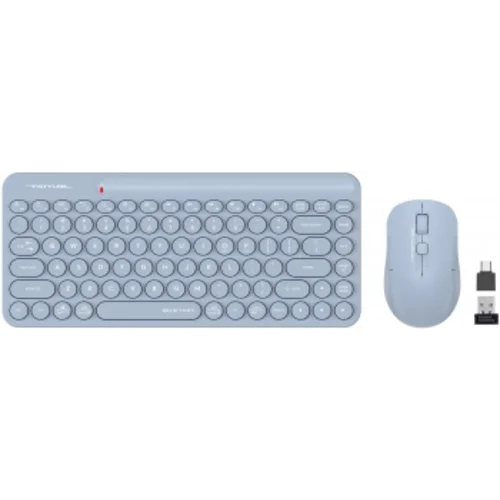 Клавиатура + мышь A4Tech Fstyler FG3200 Air2 клав:синий мышь:синий USB беспроводная slim Multimedia Клавиатура + мышь A4Tech Fstyler FG3200 Air2 клав:синий мышь:синий USB беспроводная slim Multimedia
